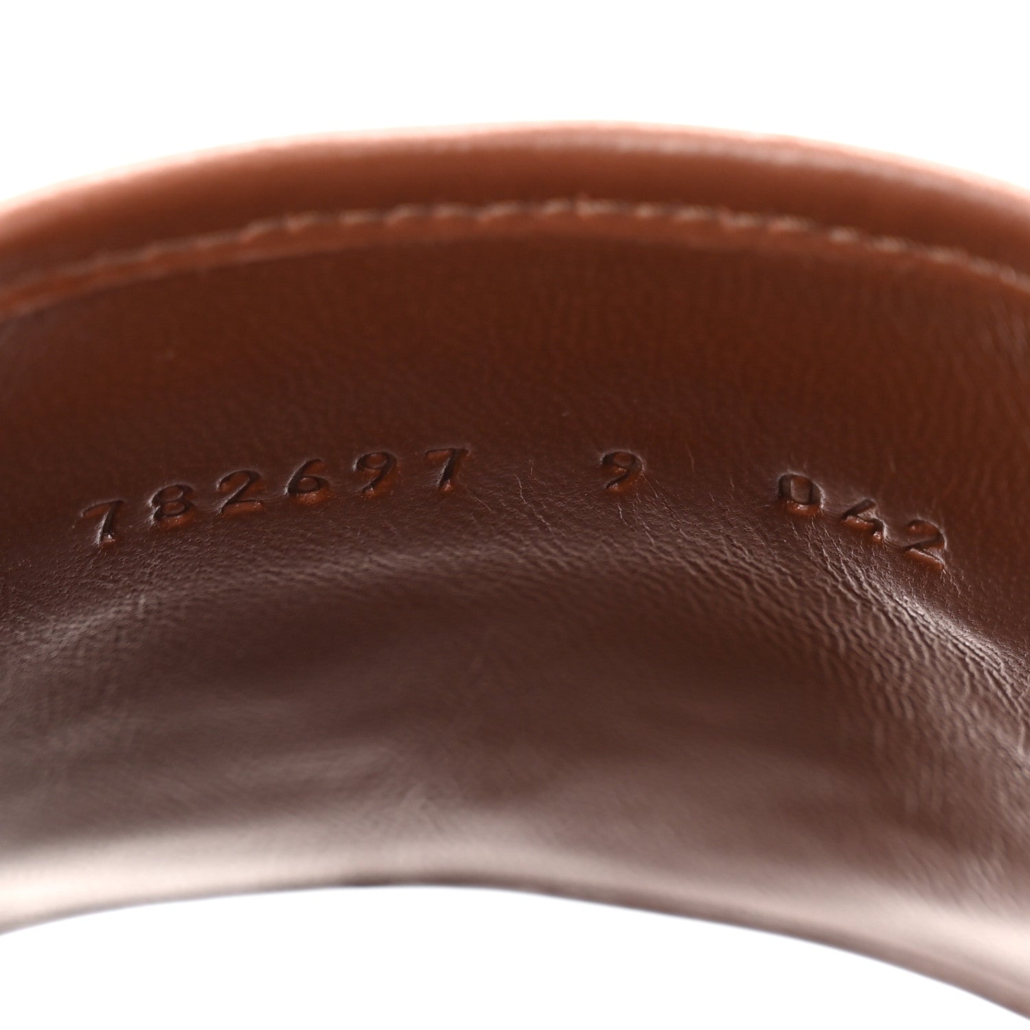 Gucci Nappa Samoa Interlocking G Mens Slide Sandals 9 Olivier Brown 9 of 10