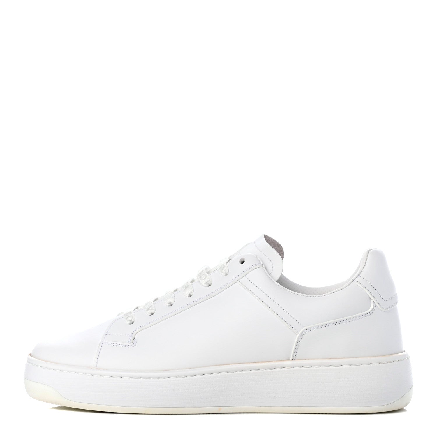 Bottega Veneta Bolt Calfskin Sneakers 39 Optic White 1 of 8
