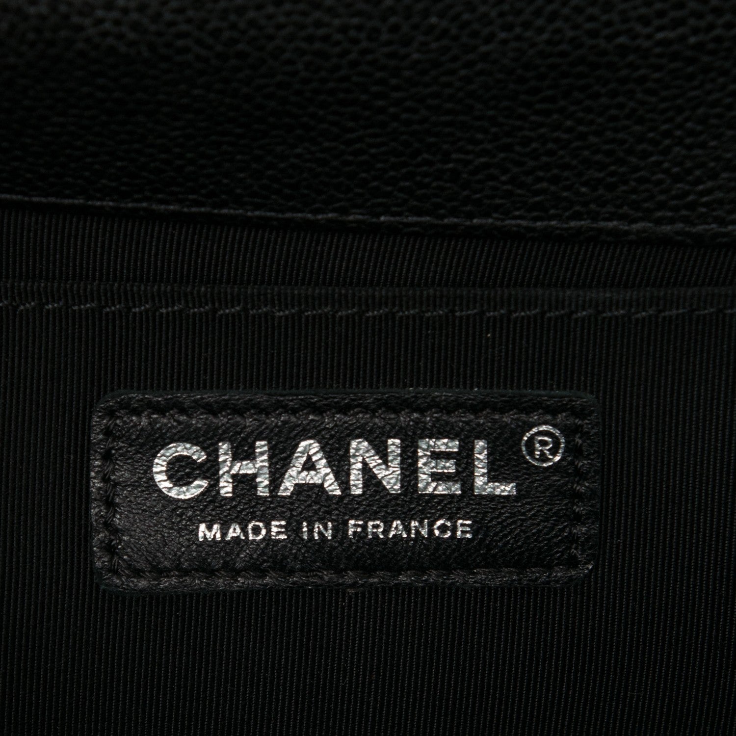 Chanel Caviar Quilted Medium Boy Flap Black 7 of 8