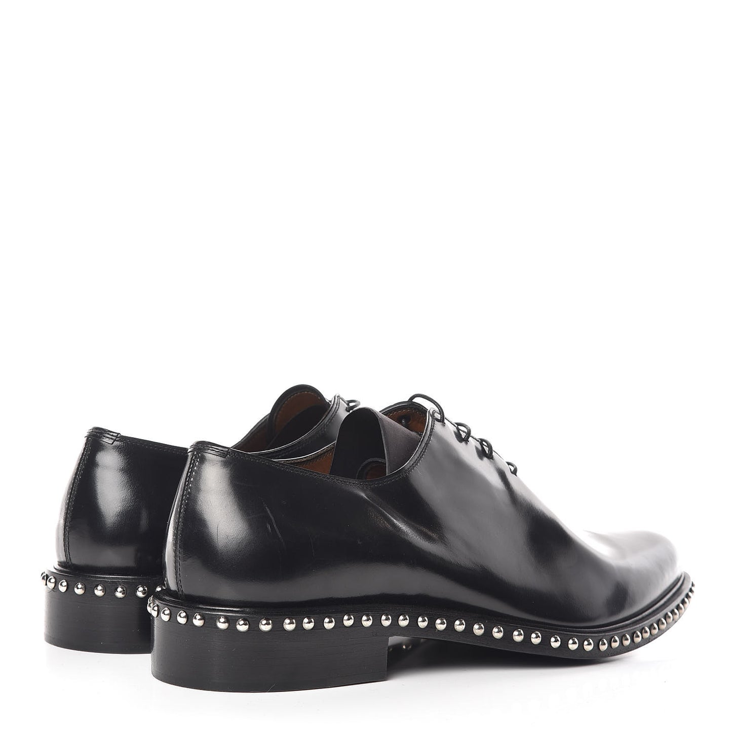 Calfskin Studded Iconic Richelieu Oxford 42 Black