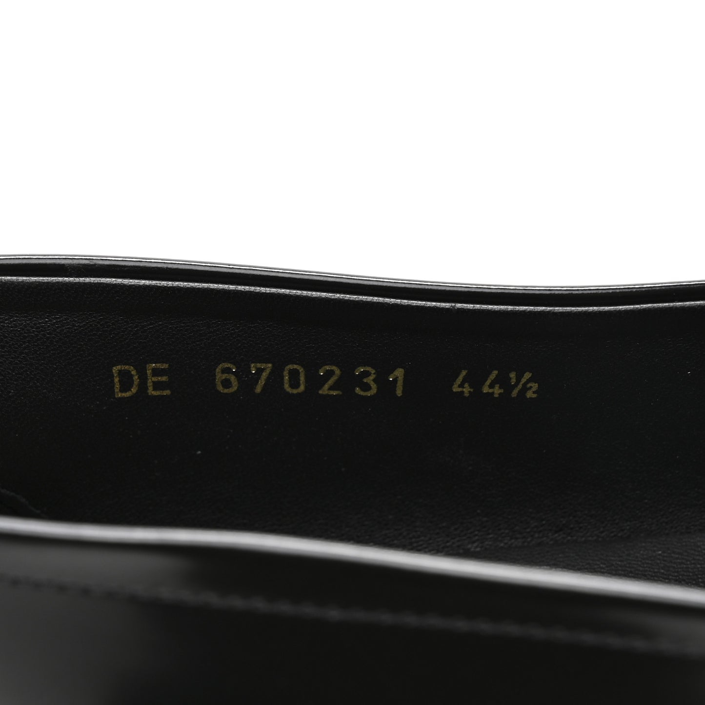 Calfskin Mens Penny Loafers 44.5 Black