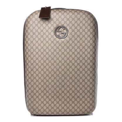Gucci GG Plus Monogram Trolley Suitcase Dark Brown 1 of 26