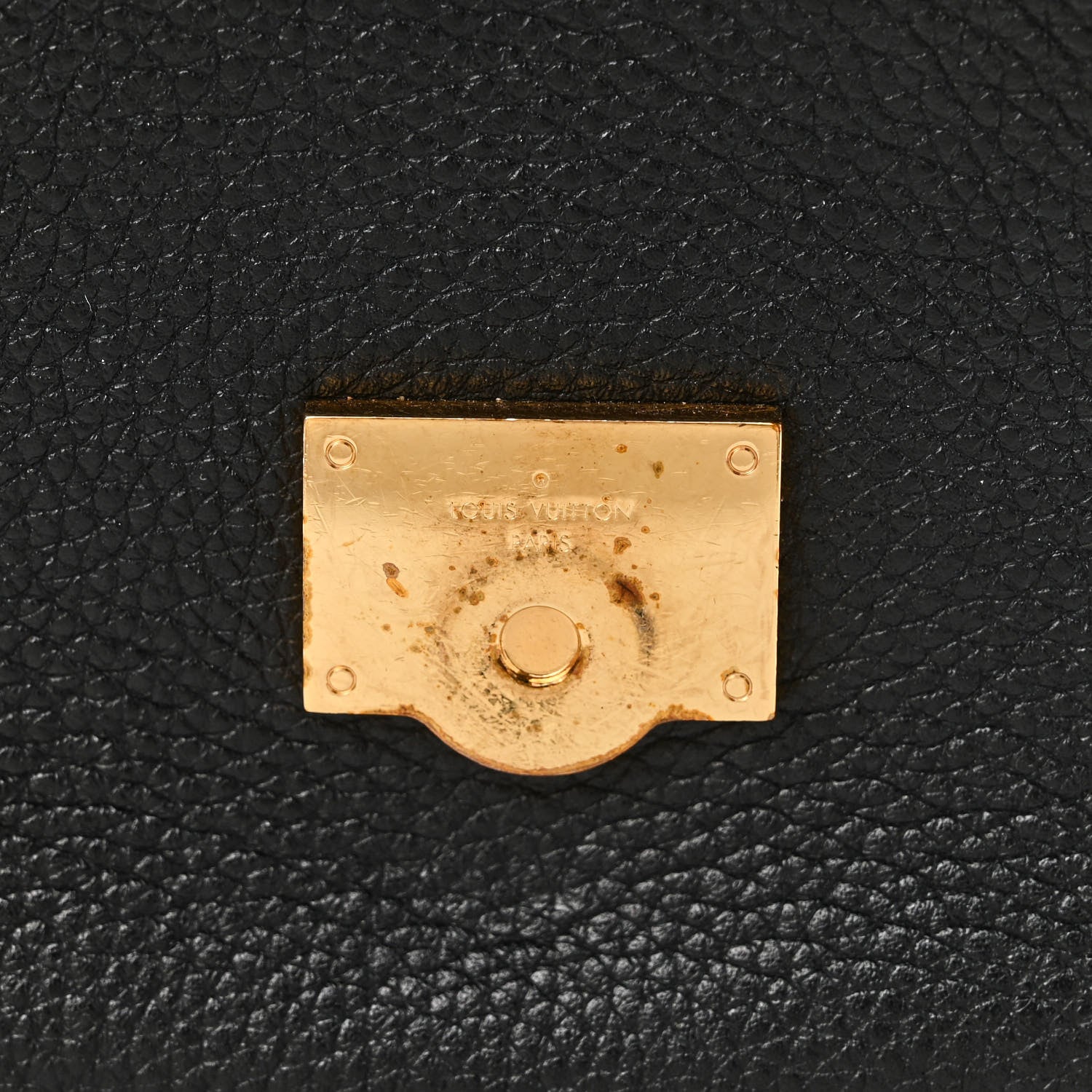Louis Vuitton Grained Calfskin Vivienne NM Black 12 of 13