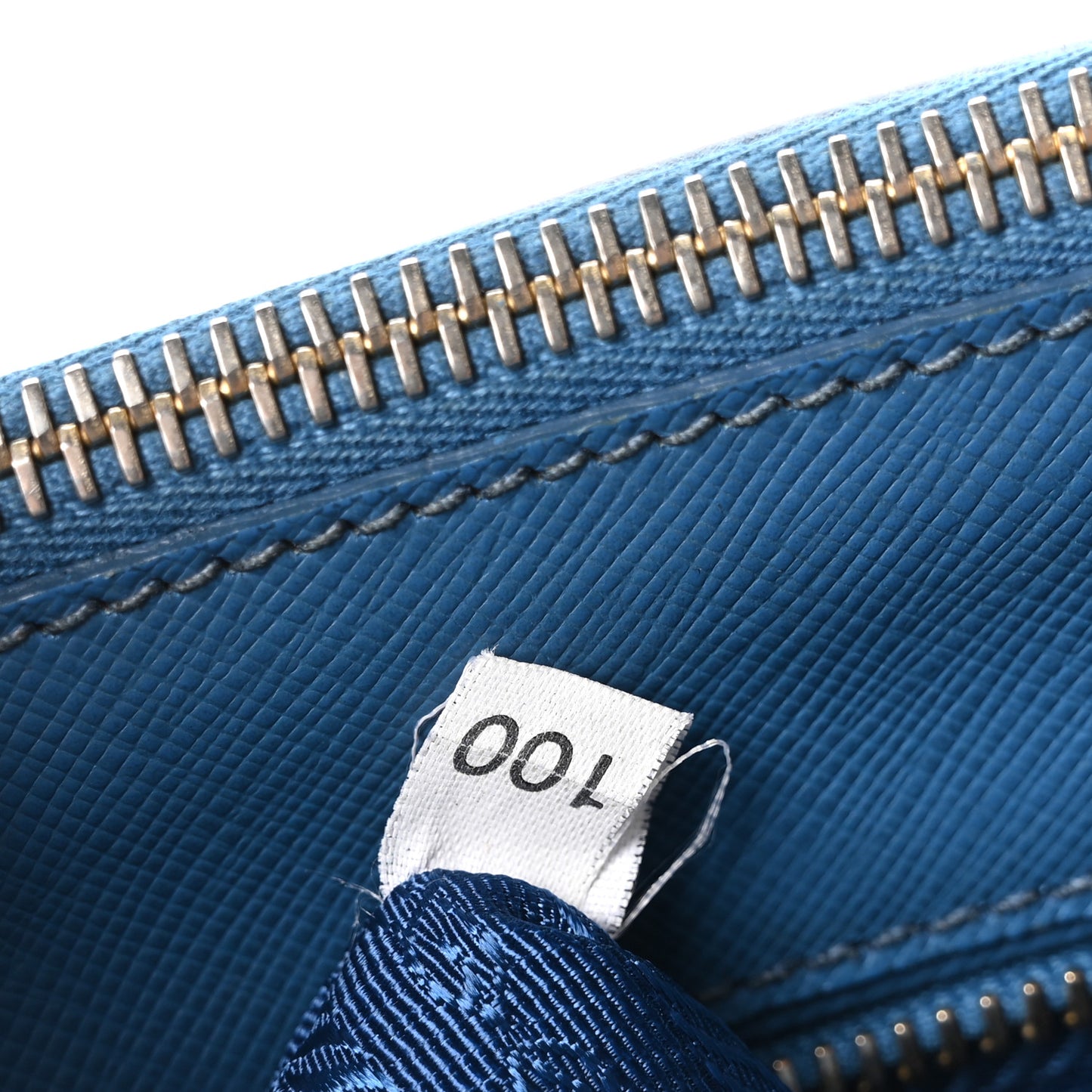 Saffiano Small Galleria Double Zip Tote Cobalto