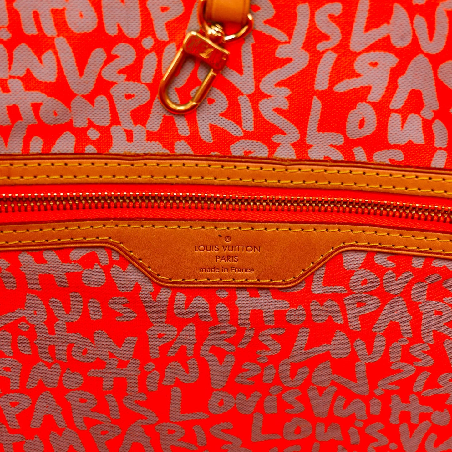 Monogram Graffiti Neverfull GM Orange