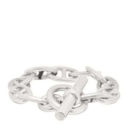 Hermes Sterling Silver TGM Chaine d'Ancre Bracelet 1 of 4