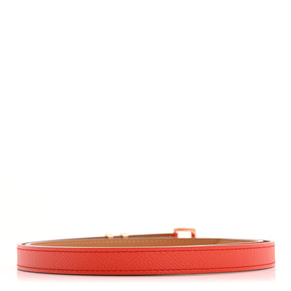 Hermes Epsom 15mm Pop H Belt 80 Orange Poppy 2 of 6