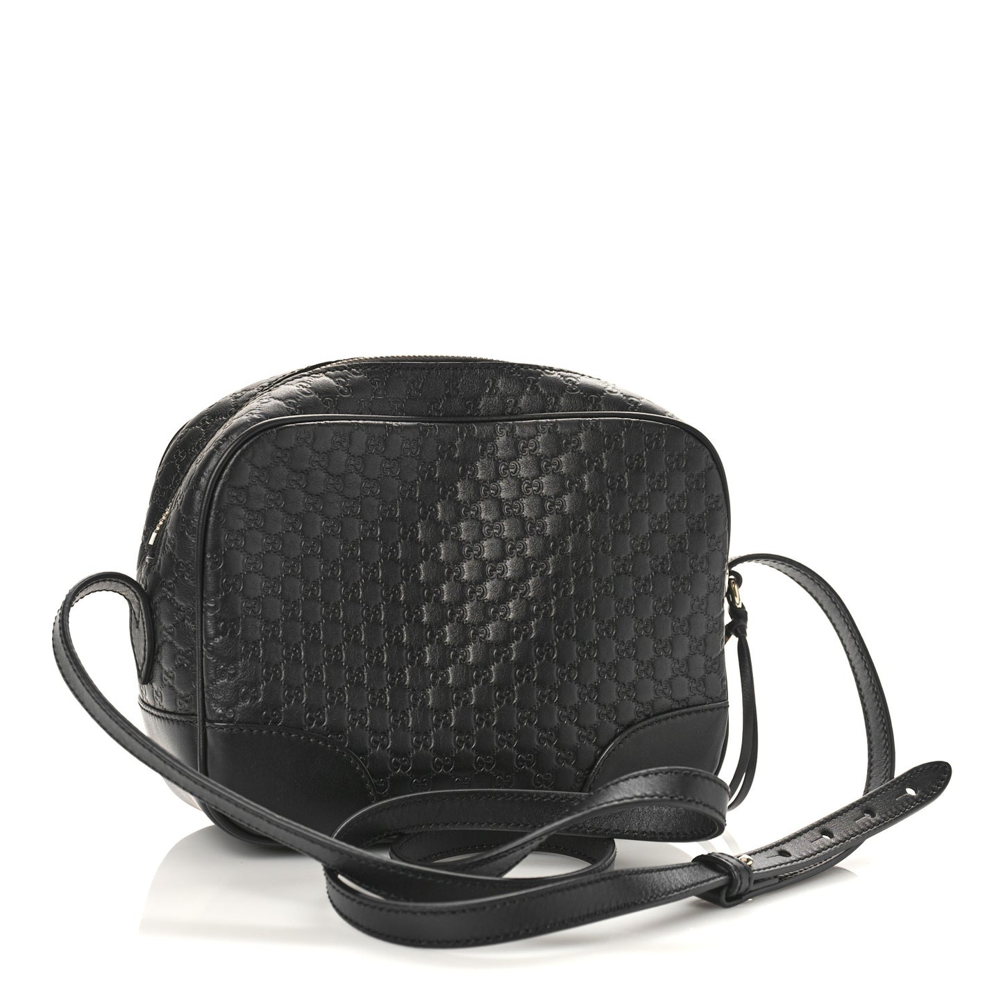 Microguccissima Mini Bree Messenger Bag Black