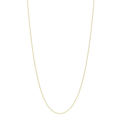 Temple St. Clair 18K Yellow Gold Ball Chain Necklace 18" 1 of 4