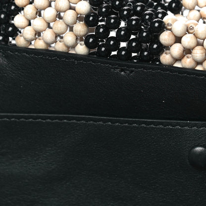 Fendi Acrylic Wood Beaded Baguette Natural 11 of 11