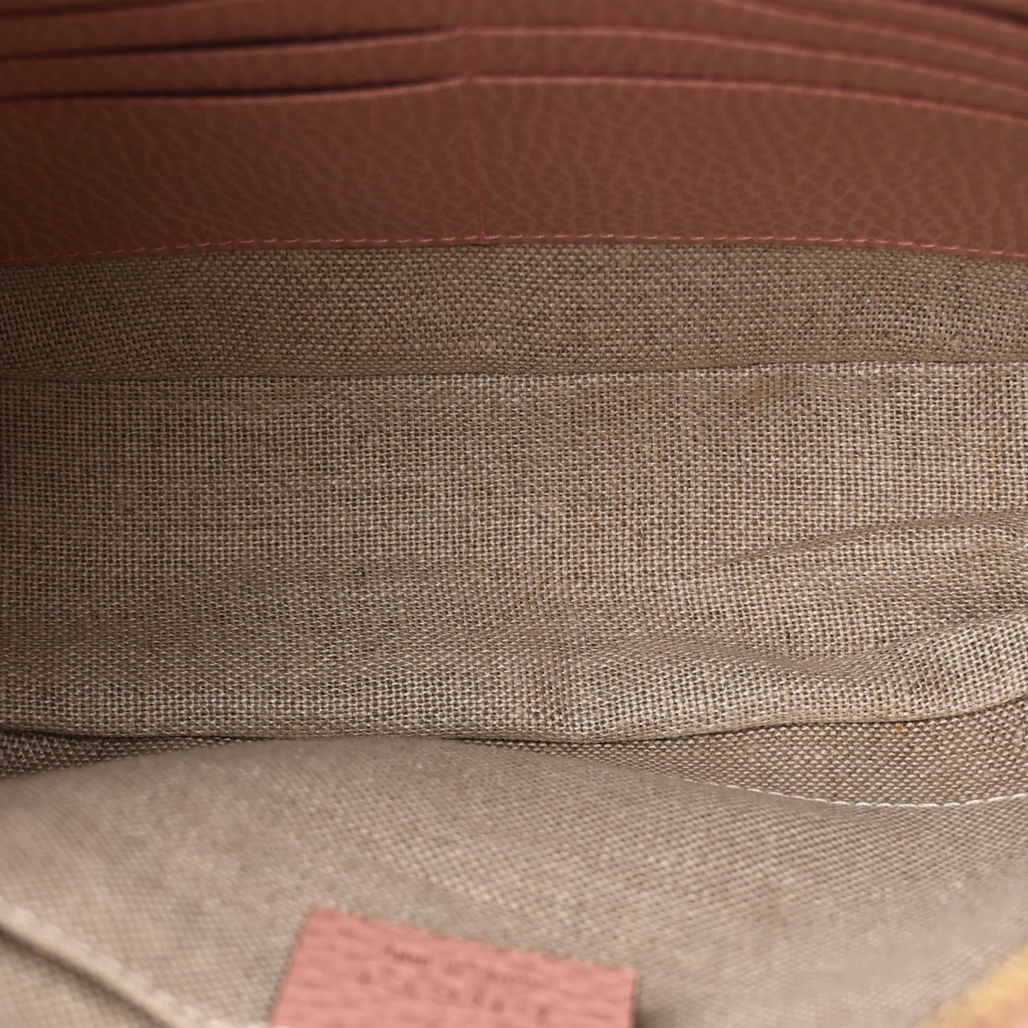 Monogram Mini Bree Messenger Bag Beige Soft Pink