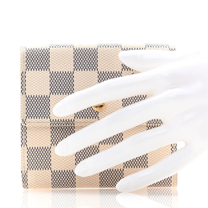 Louis Vuitton Damier Azur Elise Wallet 2 of 8