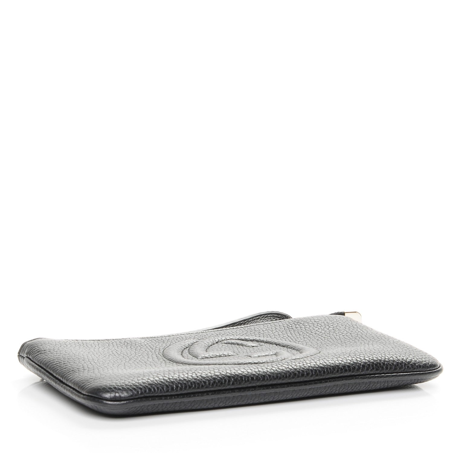 Gucci Pebbled Calfskin Soho Wristlet Black 4 of 7