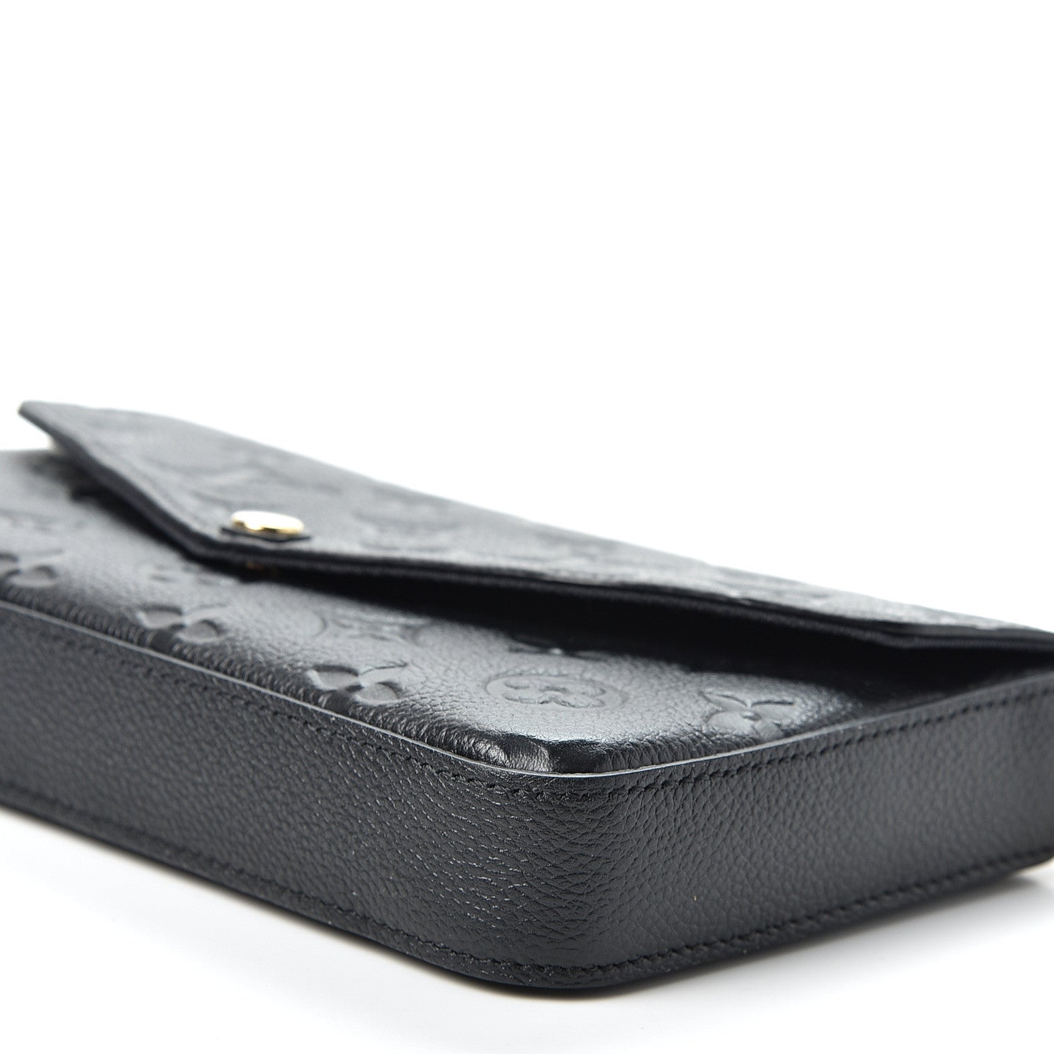 Louis Vuitton Empreinte Pochette Felicie Chain Wallet Black 10 of 11