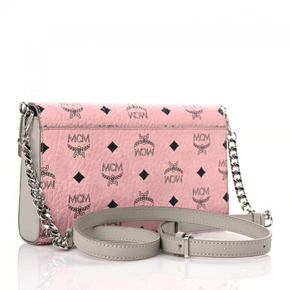 MCM Visetos Medium Millie Crossbody Bag Soft Pink 3 of 10