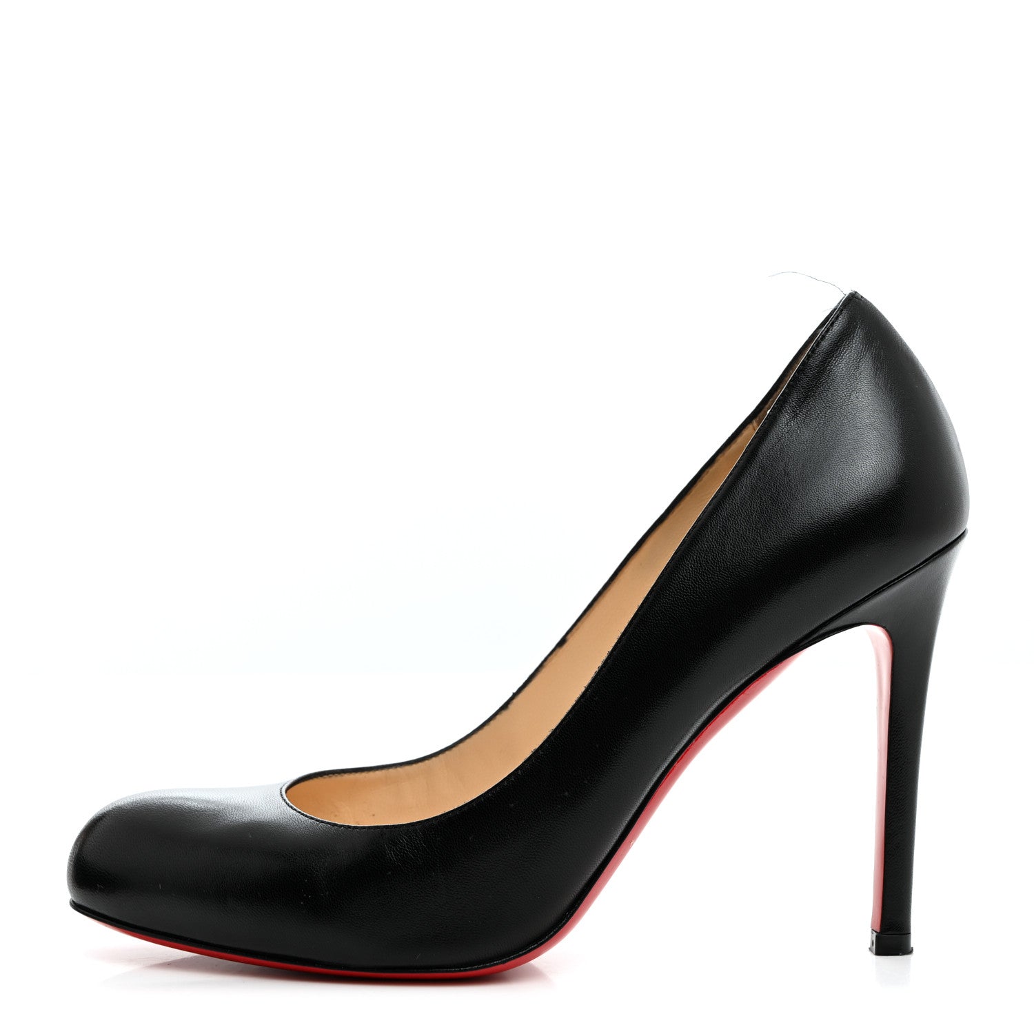 Christian Louboutin Kid Simple 100 Pumps 38 Black 1 of 9