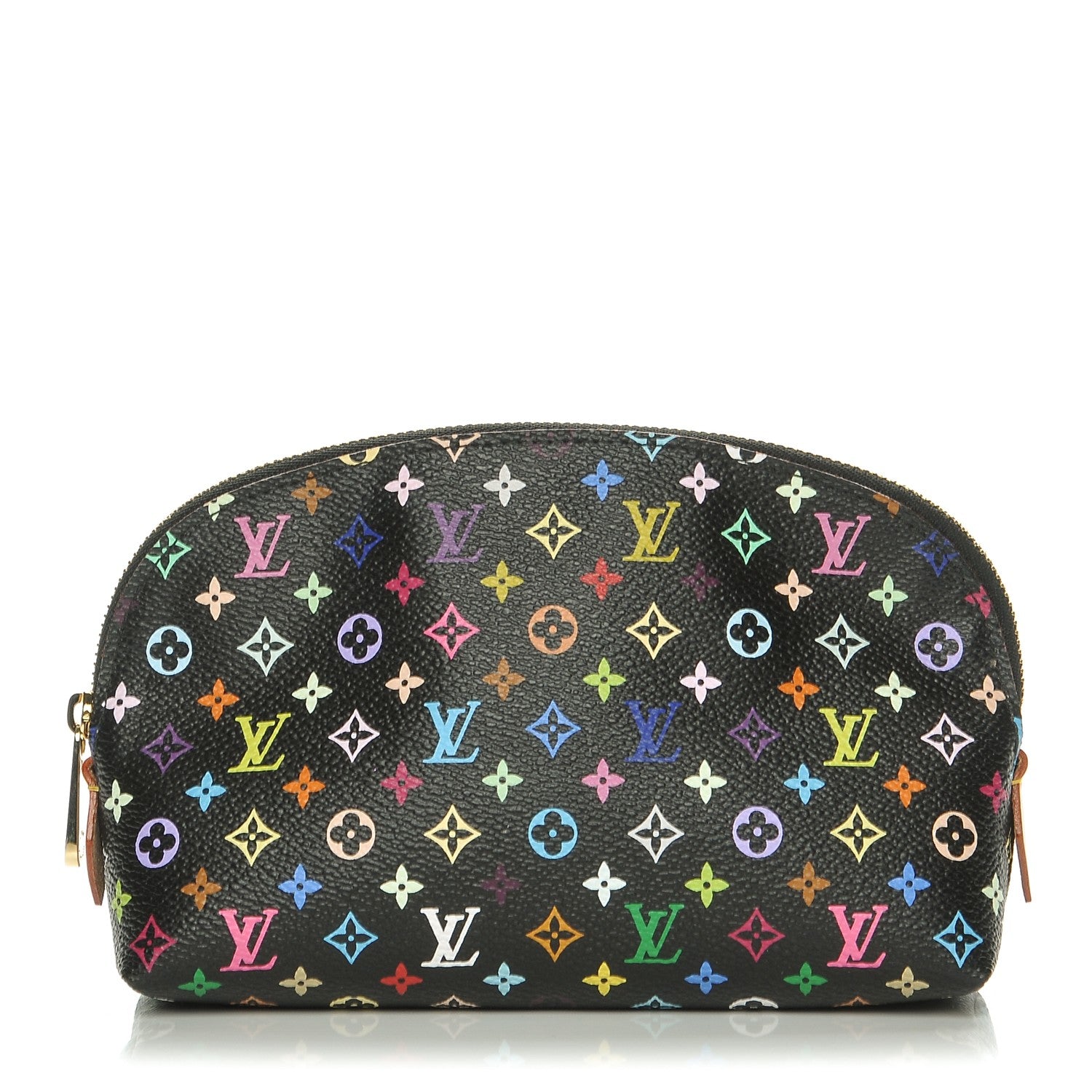 Louis Vuitton Monogram Multicolor Cosmetic Pouch Black Grenade 1 of 7
