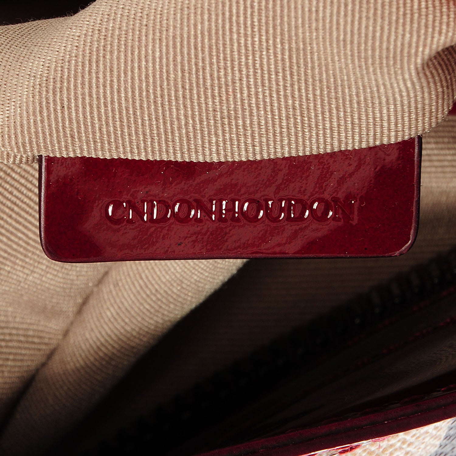Burberry Patent Supernova Check Stars Small Hernville Hobo Berry Red 6 of 9
