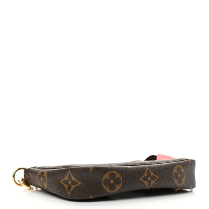 Louis Vuitton Monogram Illustre Mini Pochette Accessories Rose 4 of 7