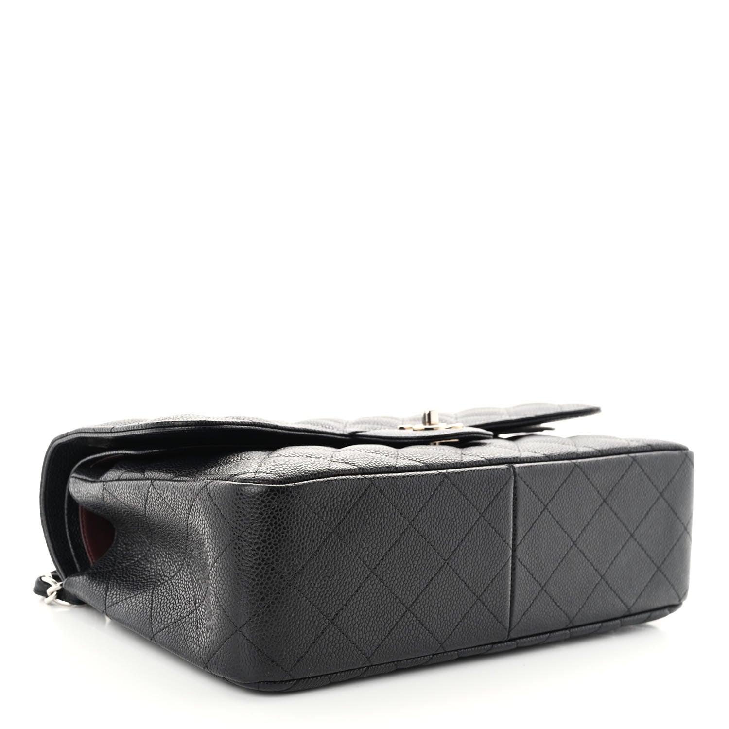 Chanel Caviar Quilted Jumbo Double Flap Black 4 of 10