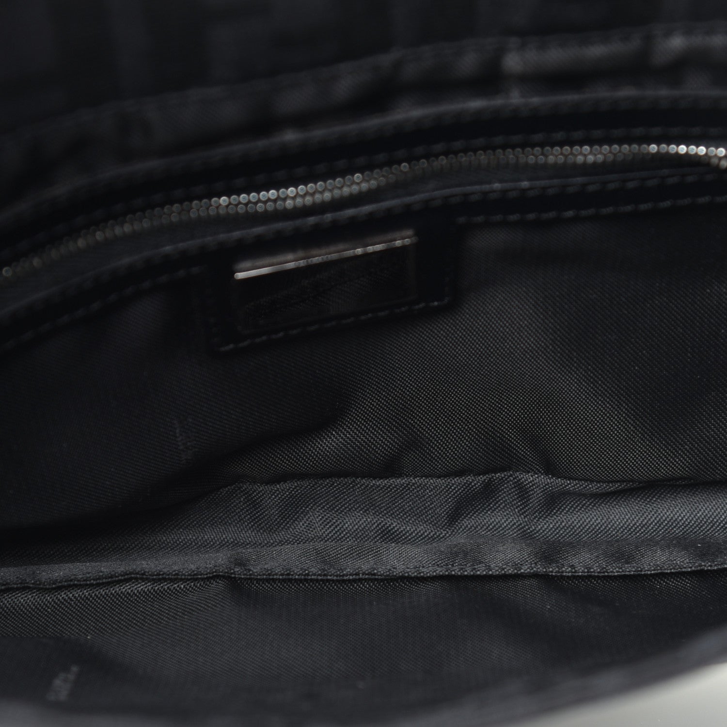 Fendi Nylon Zucca Baguette Black 5 of 8