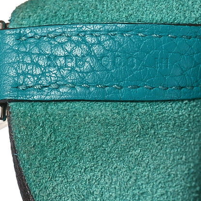 Hermes Taurillon Clemence Picotin Lock 18 PM Bleu Paon 7 of 10