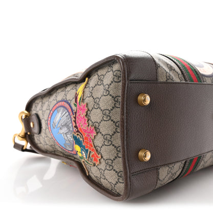Gucci Soft GG Supreme Monogram Courrier Medium Duffle Bag Beige New Acero Multicolor 7 of 8