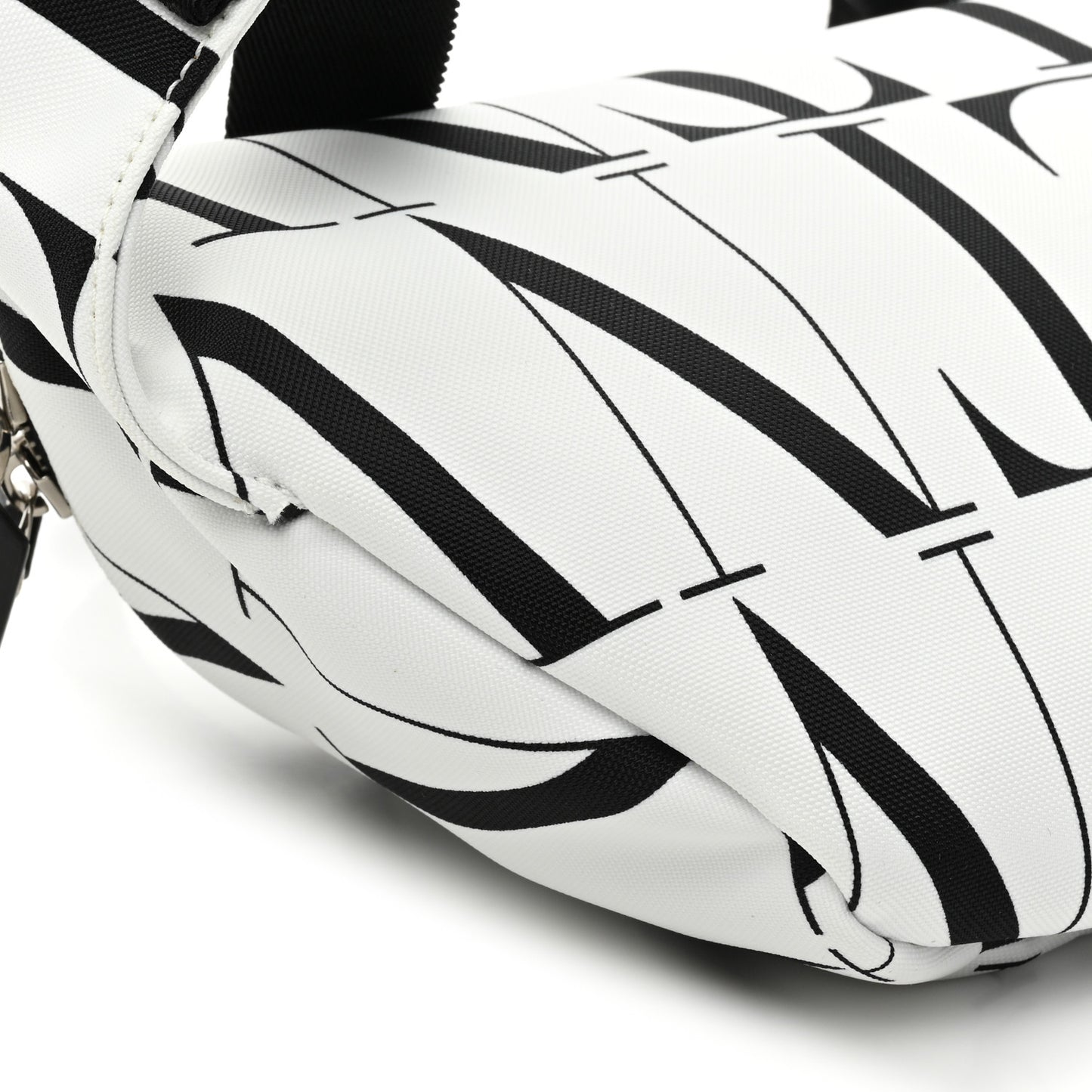 Nylon Mens VLTN Belt Bag White Black