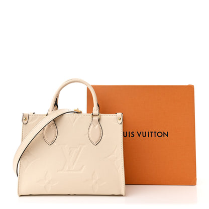 Louis Vuitton Empreinte Monogram Giant Onthego PM Cream Beige 10 of 10