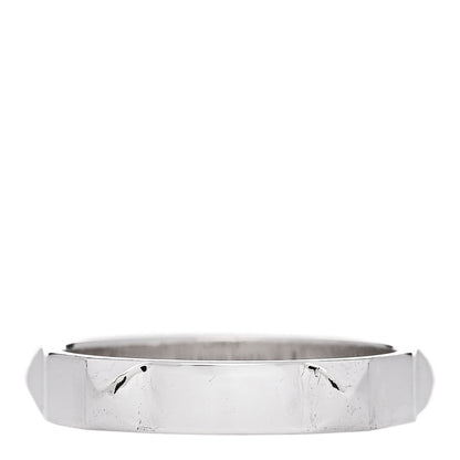 Hermes Sterling Silver Clou d'H Band Ring 59 8.75 3 of 4