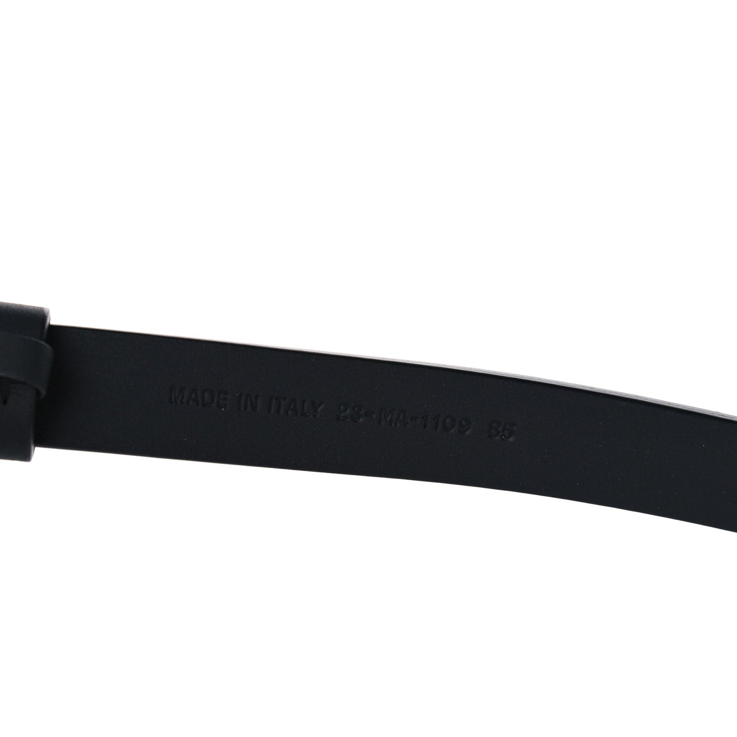 Ultra Matte Calfskin 35mm Montaigne Belt 85 Black