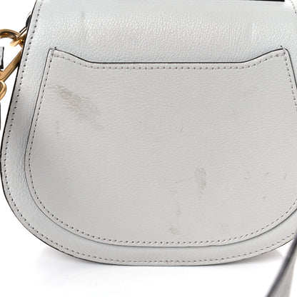 Chloe Calfskin Suede Small Nile Bracelet Bag Airy Grey 17 of 20