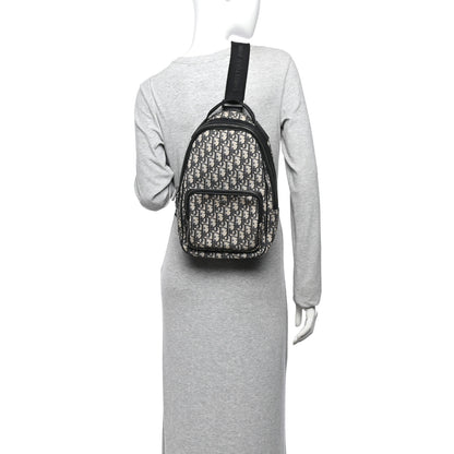 Christian Dior Oblique Mini Rider Backpack Black 2 of 10