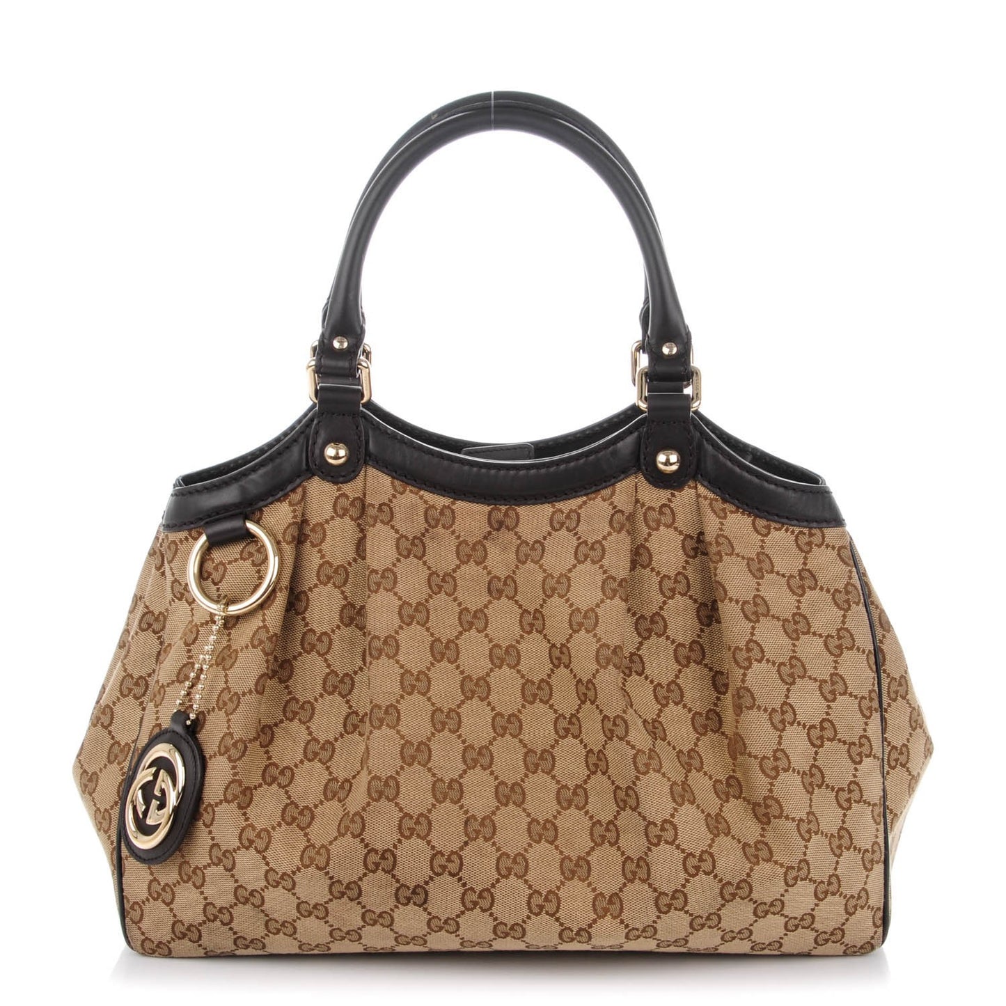 Monogram Medium Sukey Tote Dark Brown