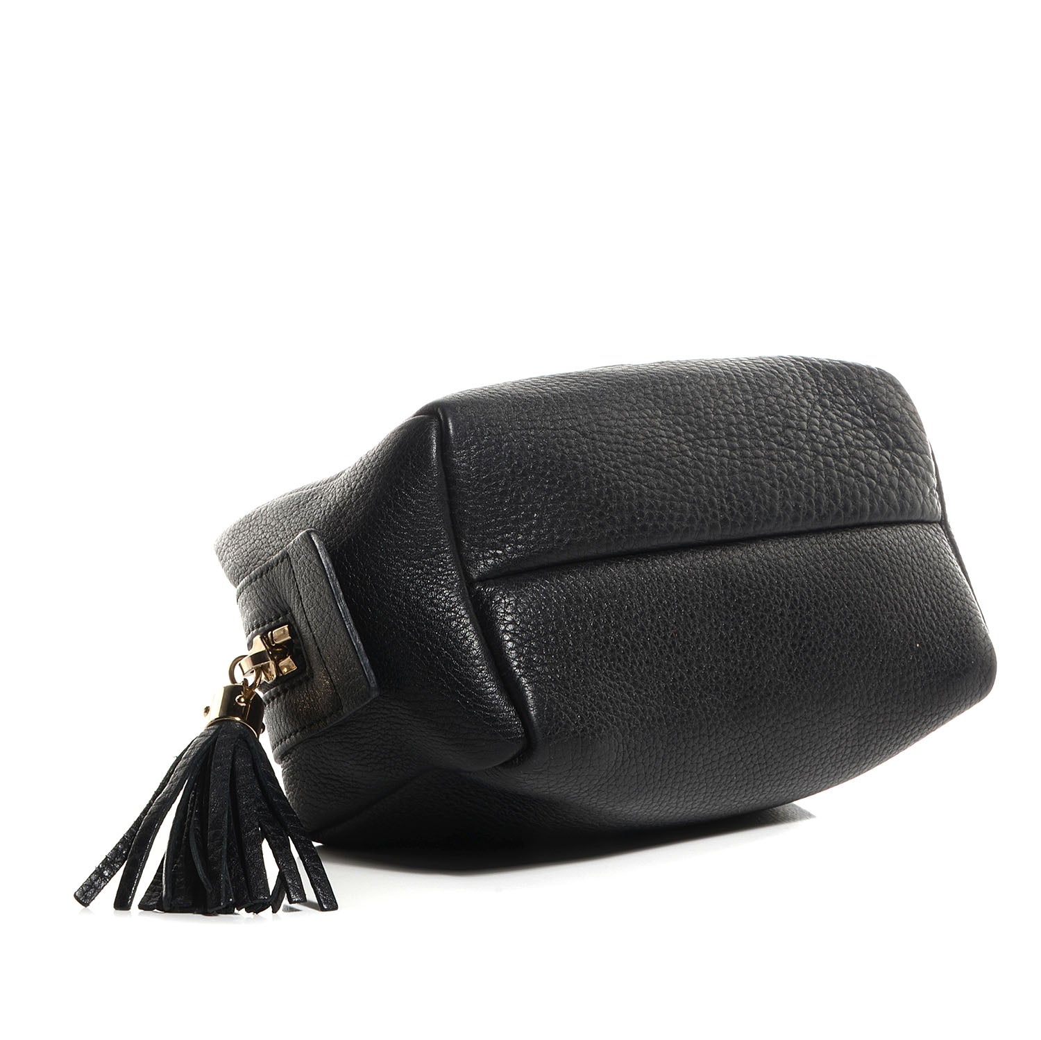 Gucci Pebbled Calfskin Medium Soho Cosmetic Case Black 4 of 8