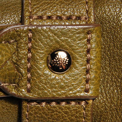 Mulberry Polished Buffalo Alexa Satchel Pickle Green 11 of 12