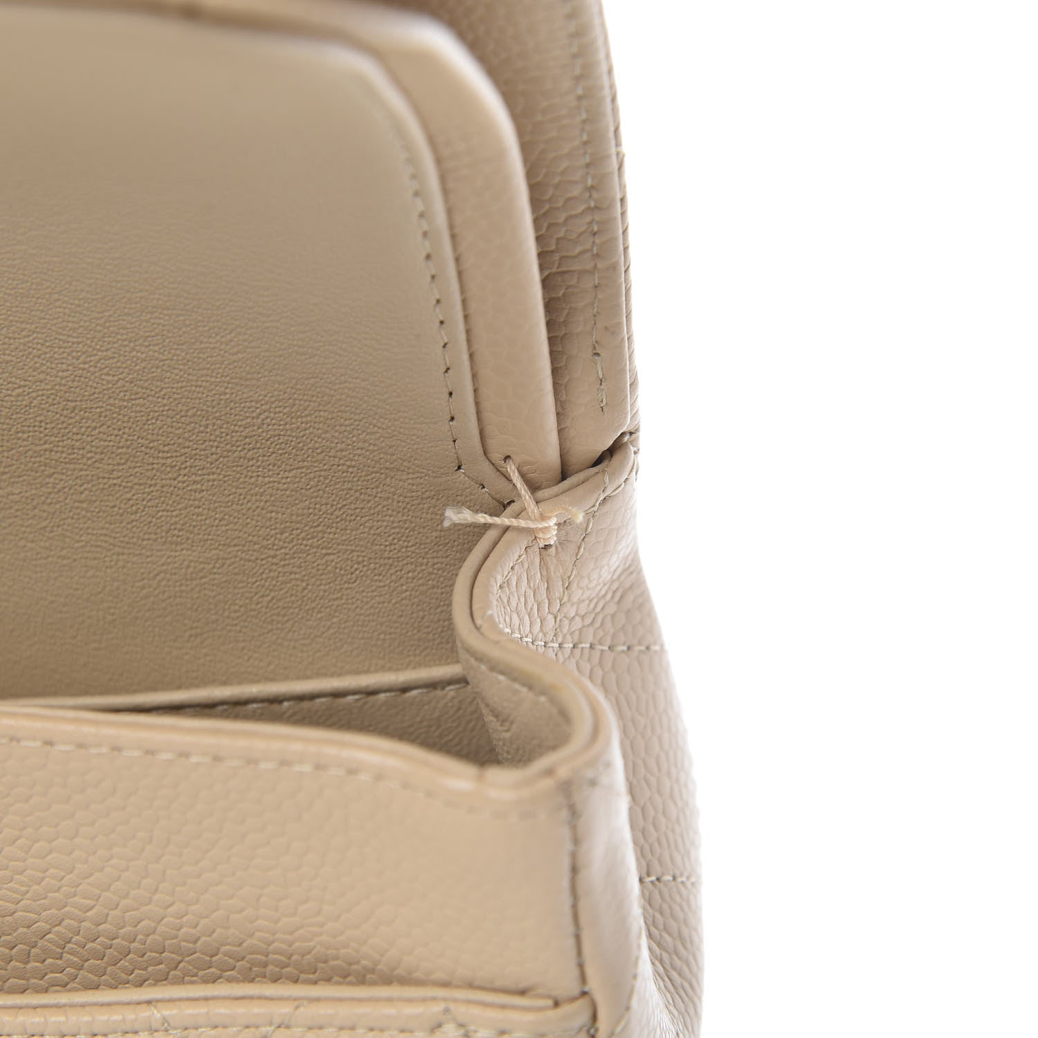 Chanel Caviar Quilted Medium Double Flap Beige Clair 13 of 16