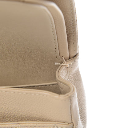 Chanel Caviar Quilted Medium Double Flap Beige Clair 13 of 16