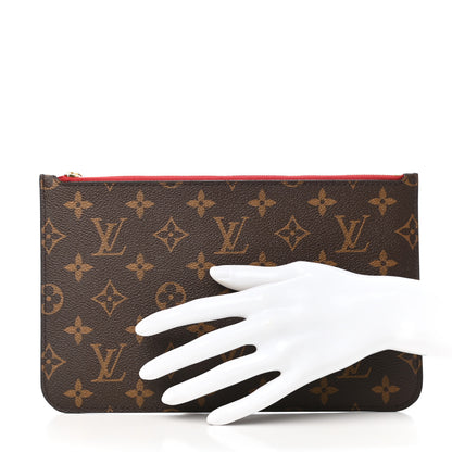 Louis Vuitton Monogram Neverfull MM GM Pochette Cherry 2 of 5