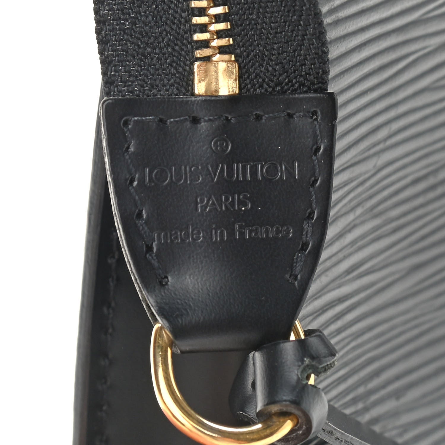 Louis Vuitton Epi Pochette Accessories 24 Black 6 of 8