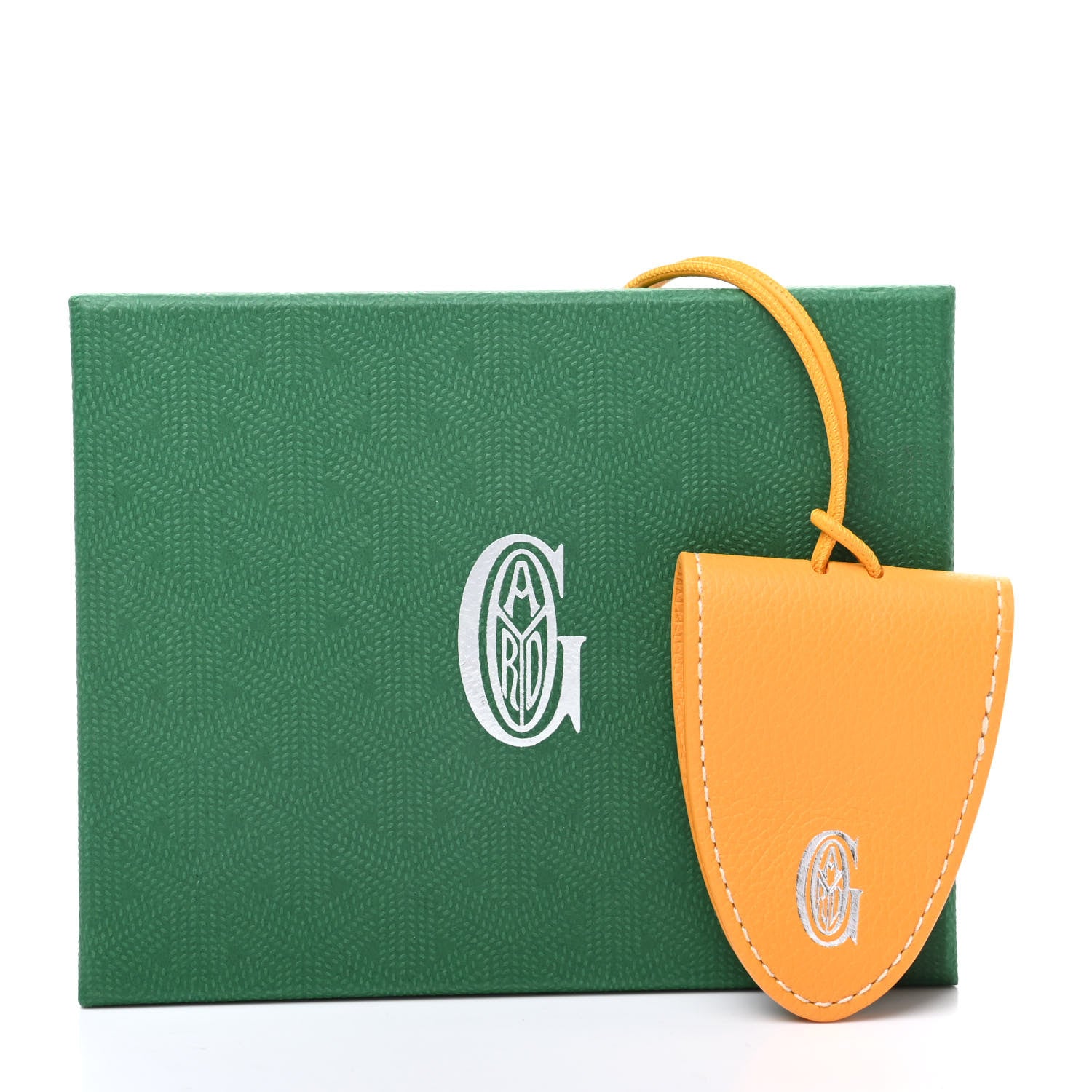 Goyard Calfskin Bag Clip Yellow 8 of 8