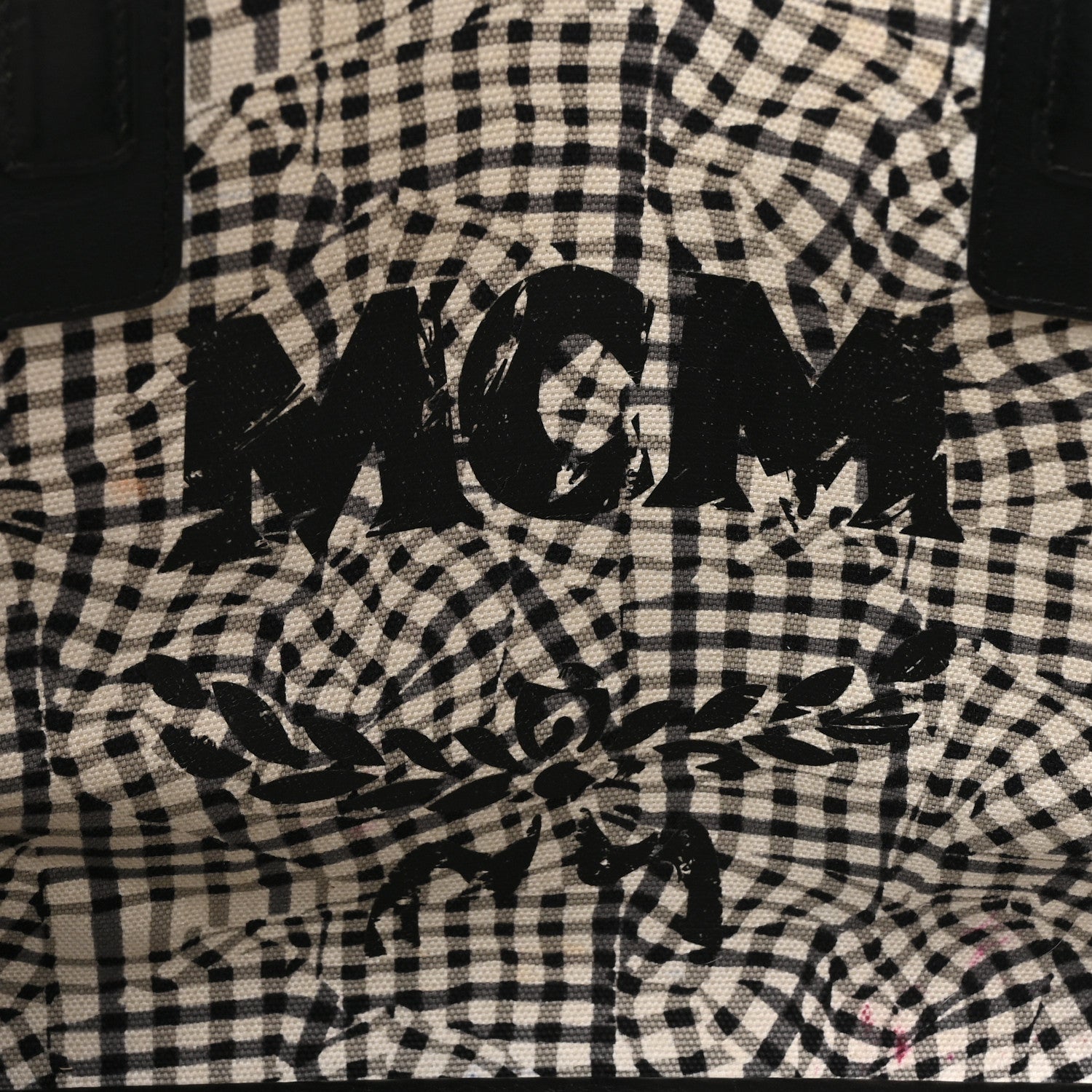 MCM Visetos Medium Liz Reversible Shopper Tote Black 10 of 24