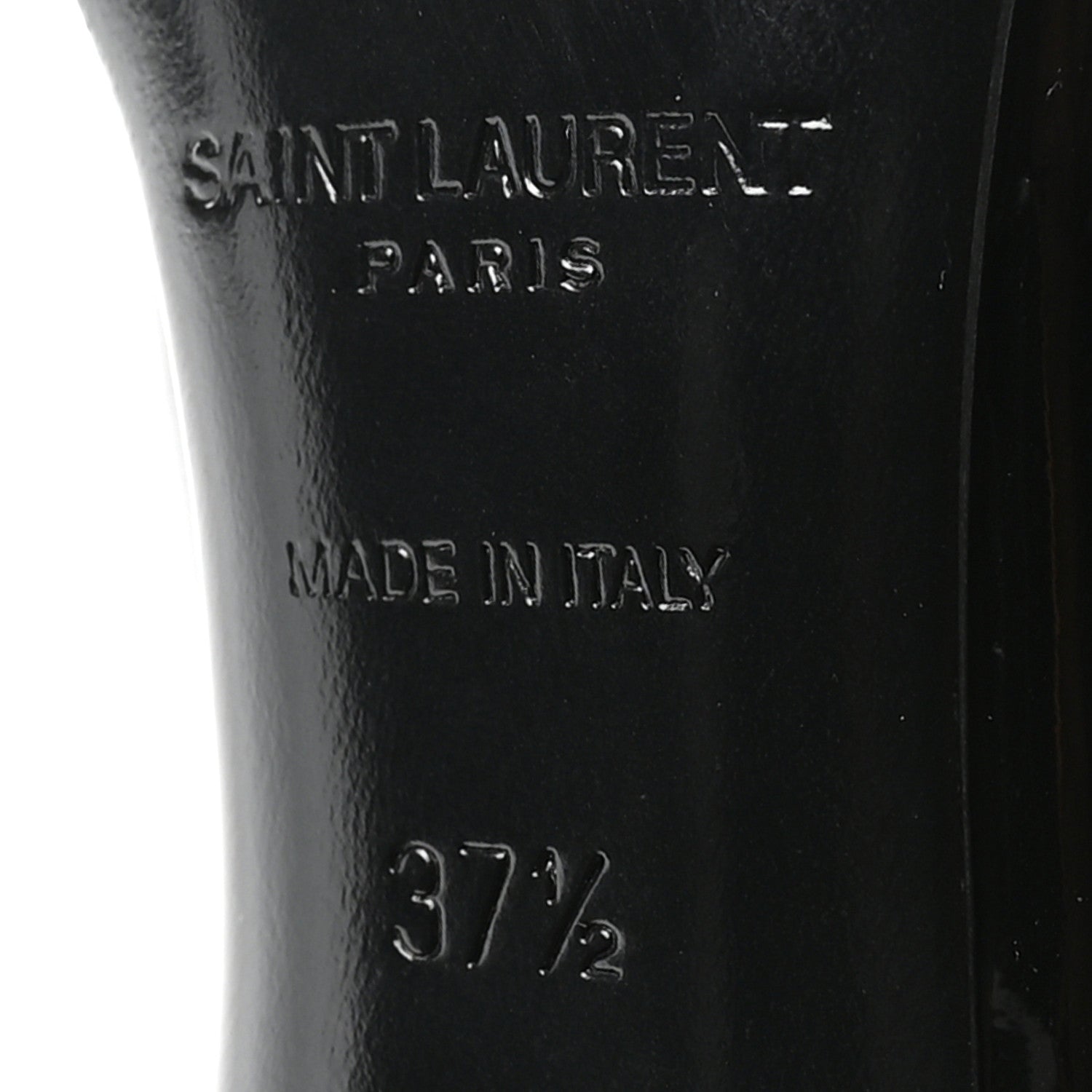 Saint Laurent Patent Opyum 110 Pumps 37.5 Black 7 of 9