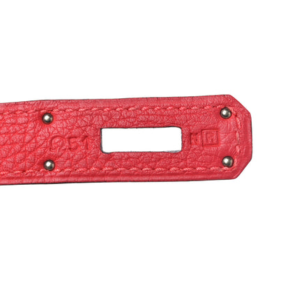 Hermes Togo Kelly Retourne 32 Rouge Pivoine 7 of 12