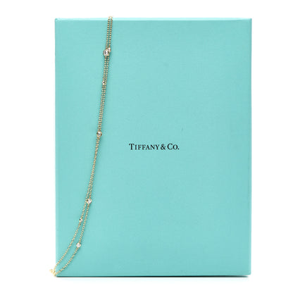Tiffany 18K Yellow Gold 1.21ctw Elsa Peretti Diamonds by the Yard Sprinkle Necklace 7 of 7