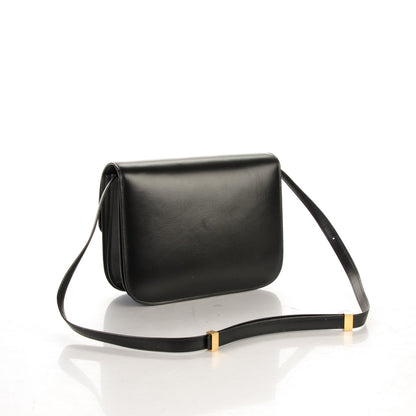 Celine Box Calfskin Medium Classic Box Flap Bag Black 3 of 8