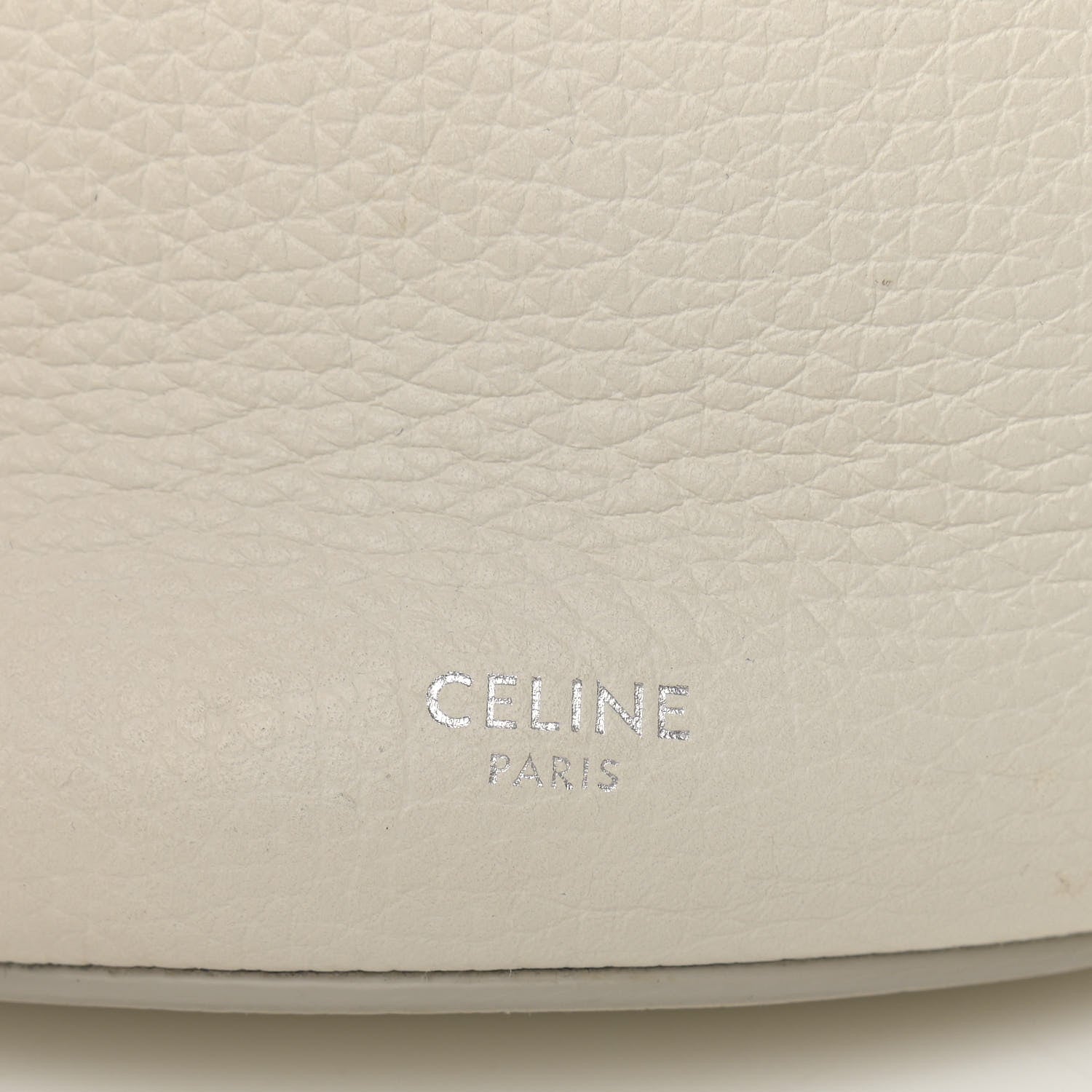 Celine Supple Grained Calfskin Nano Big Bag Bucket White 6 of 13