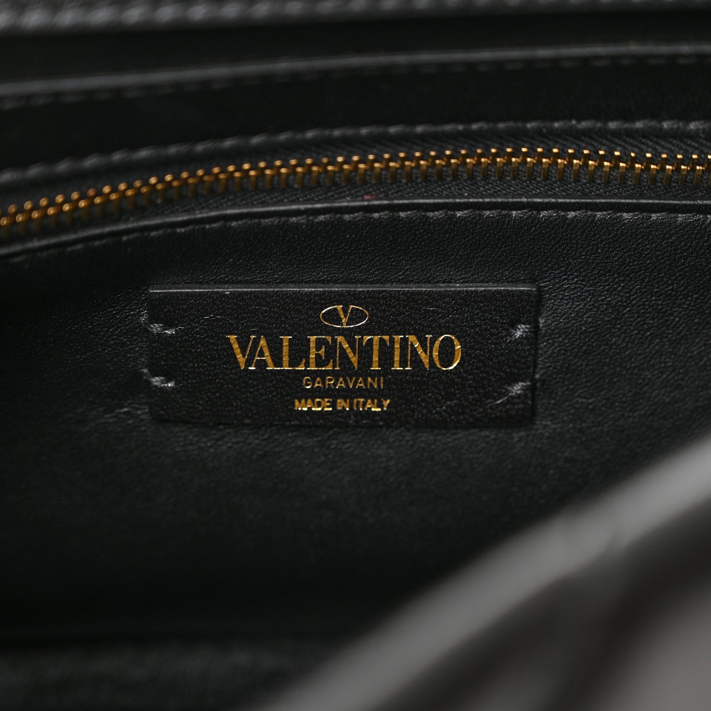 Nappa Medium Roman Stud Shoulder Bag Black