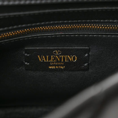 Valentino Garavani Nappa Medium Roman Stud Shoulder Bag Black 6 of 14