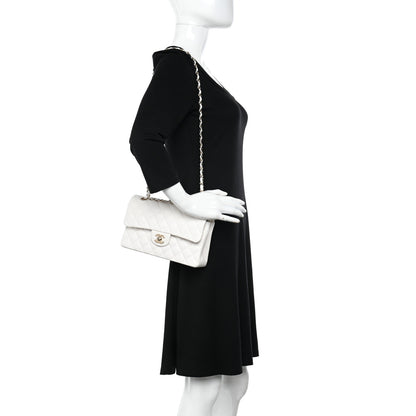 Chanel Caviar Quilted Small Double Flap White 2 of 11